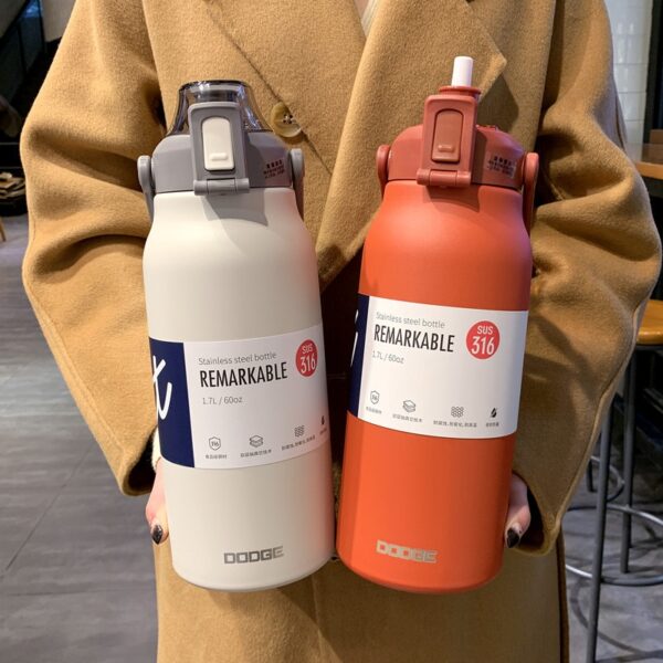 Tumbler Thermo Bottle Large Capacity With Straw - Image 15