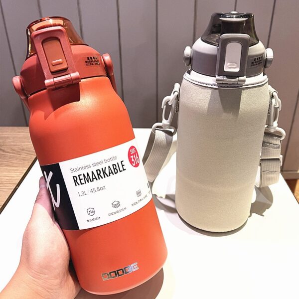 Tumbler Thermo Bottle Large Capacity With Straw - Image 4