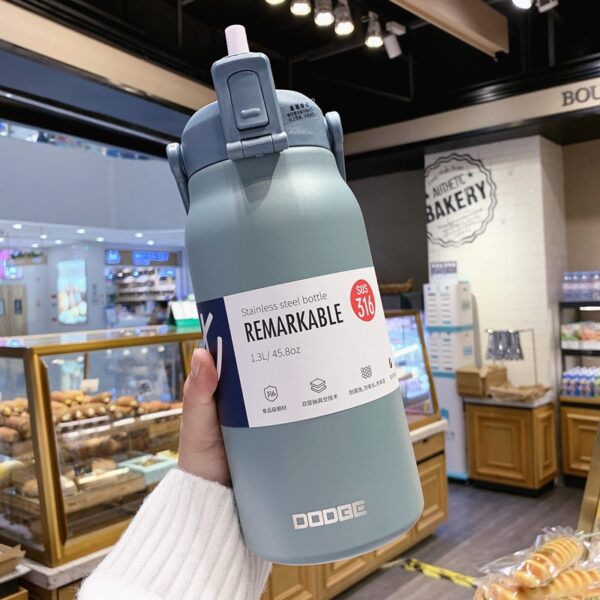 Tumbler Thermo Bottle Large Capacity With Straw - Image 19