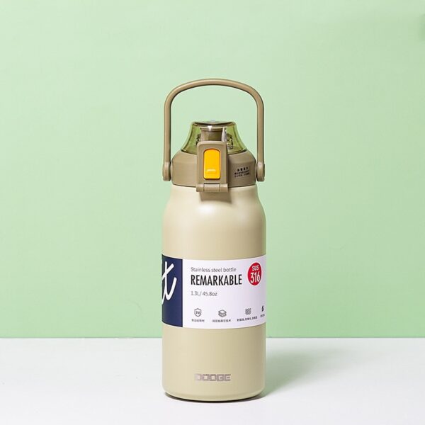 Tumbler Thermo Bottle Large Capacity With Straw - Image 3