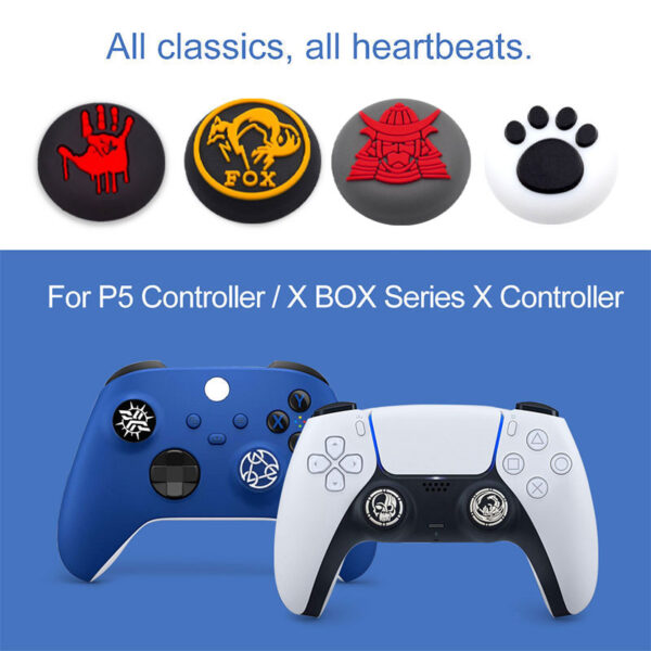 Soft Silicone Thumb Stick Grip Cap For Sony PS5 PS4 XBOX 2pc - Image 8
