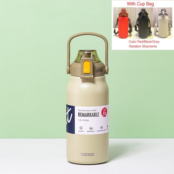 Tumbler Thermo Bottle Large Capacity With Straw - Image 2