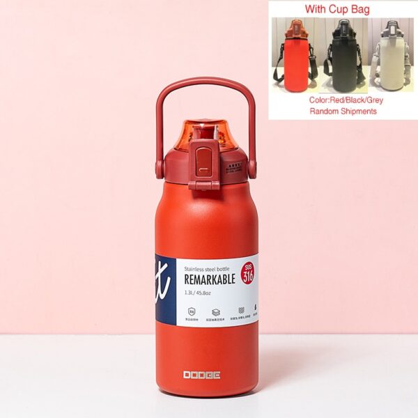 Tumbler Thermo Bottle Large Capacity With Straw - Image 11