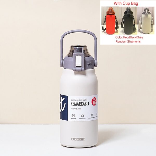 Tumbler Thermo Bottle Large Capacity With Straw - Image 8