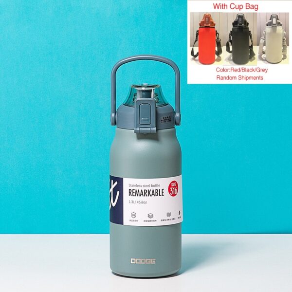 Tumbler Thermo Bottle Large Capacity With Straw - Image 18