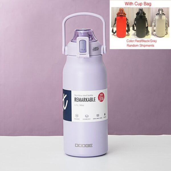 Tumbler Thermo Bottle Large Capacity With Straw - Image 20